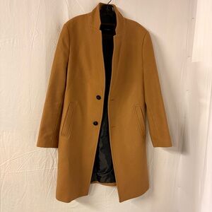 Zara Brown and Navy Coat